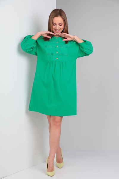 Платье TVIN 8201 зеленый - фото 2
