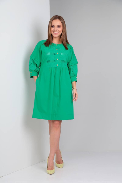 Платье TVIN 8201 зеленый - фото 5