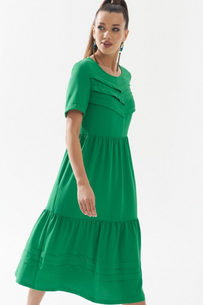 Платье Galean Style 896 зеленый - фото 3