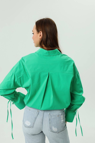 Блуза PUR PUR 11-116 зеленый - фото 4