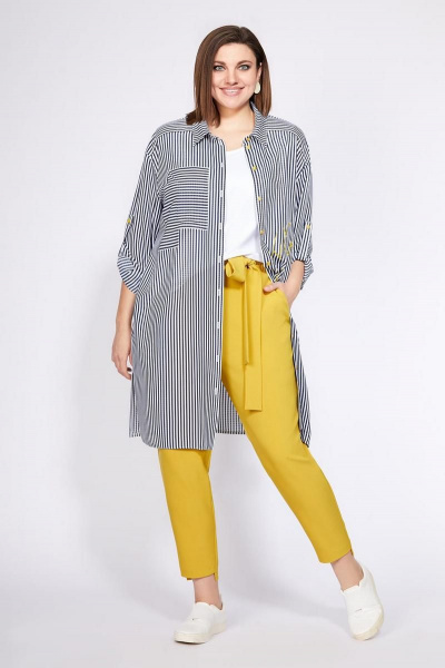 Блуза, брюки, топ Милора-стиль 1098 жёлтый - фото 1
