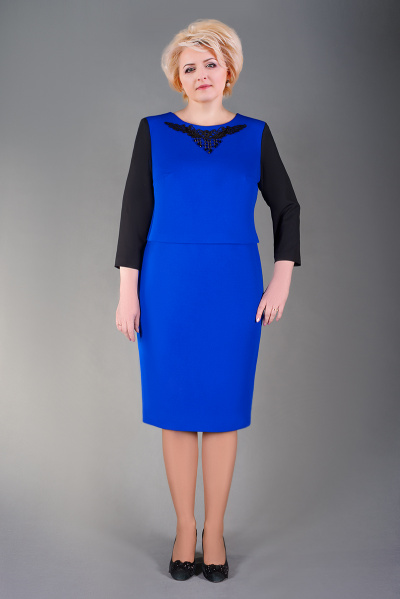 Платье Manklover 659 синий - фото 1