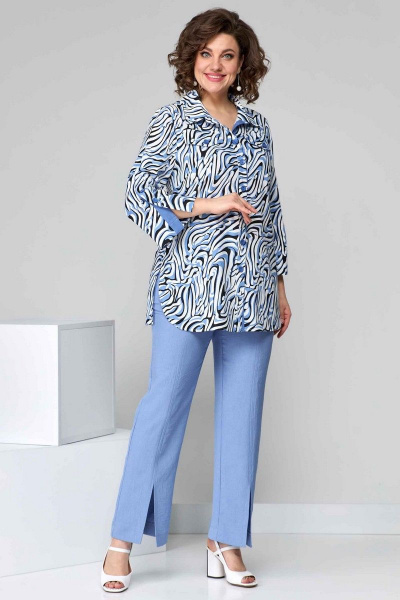 Блуза, брюки Асолия 1367 - фото 4