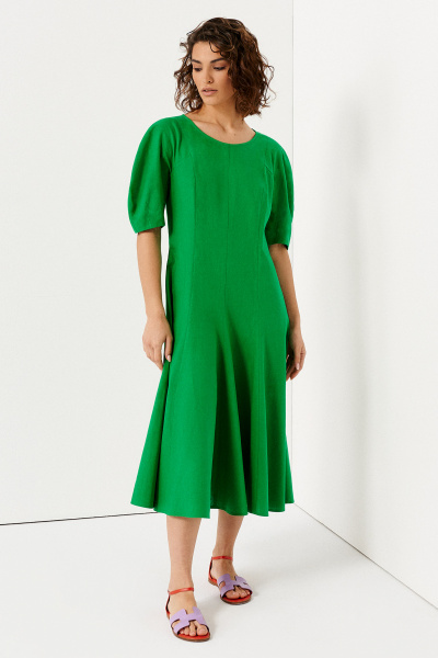 Платье Панда 140080w зеленый - фото 1