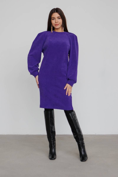 Платье Ivera 1111L фиолетовый - фото 1