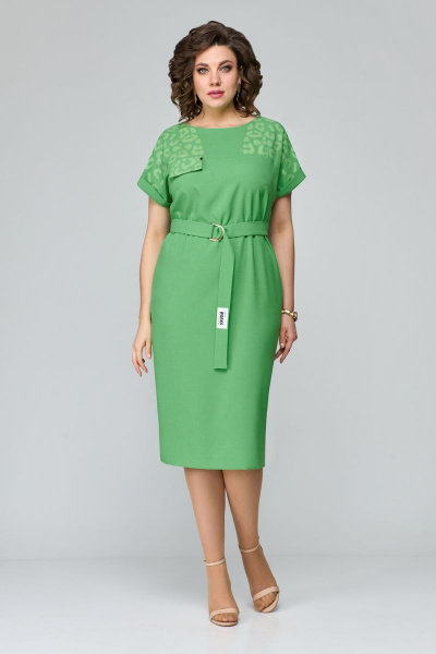 Платье Мишель стиль 1110 зеленый - фото 10