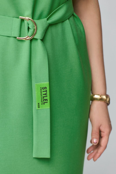 Платье Мишель стиль 1110 зеленый - фото 7