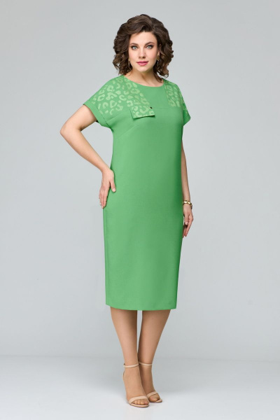 Платье Мишель стиль 1110 зеленый - фото 6