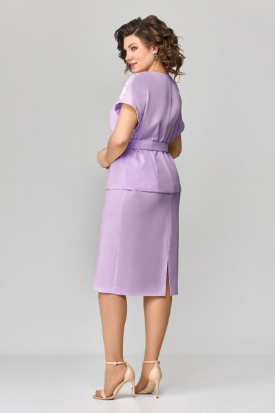 Блуза, юбка Мишель стиль 1113 лаванда - фото 3