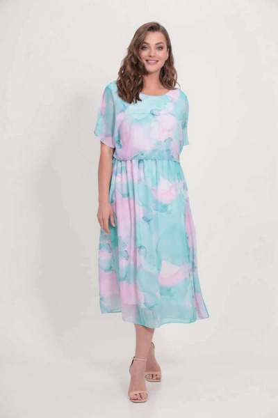 Платье TAiER 1184 мятно-розовый - фото 1