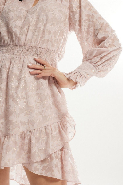 Платье Mislana С924 розовый - фото 7