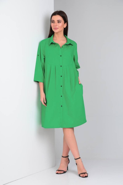 Платье TVIN 7620 зеленый - фото 2
