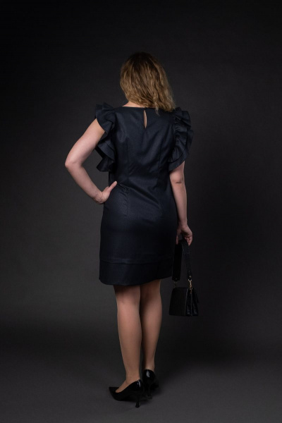 Платье Dilana VIP 1246 черный - фото 3