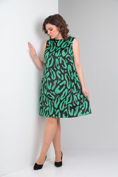 Платье Mubliz 047 зеленый - фото 4