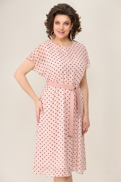 Жакет, платье VOLNA 1286 пудрово-розовый - фото 8