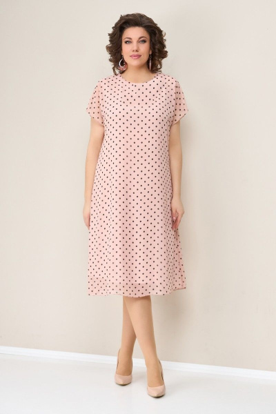 Жакет, платье VOLNA 1286 пудрово-розовый - фото 7