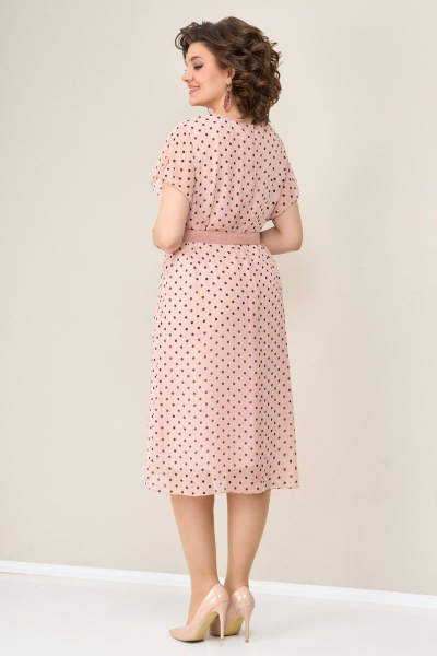 Жакет, платье VOLNA 1286 пудрово-розовый - фото 6