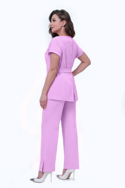 Блуза, брюки Мишель стиль 1045-1 лиловый - фото 2
