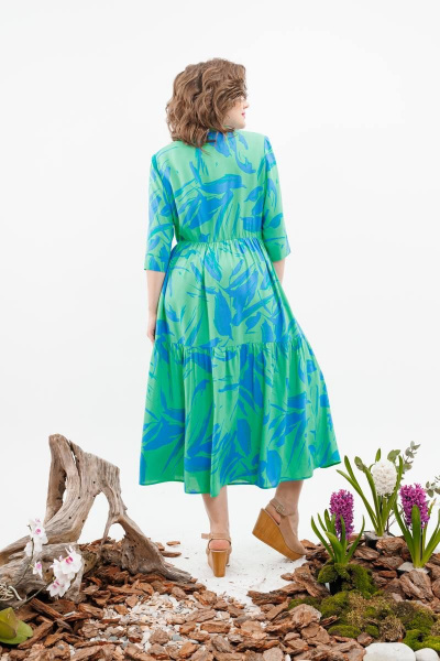 Платье Romanovich Style 1-2373д зеленый - фото 5