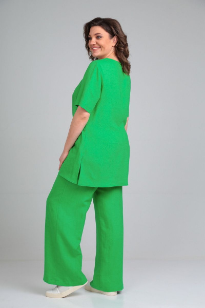Блуза, брюки Mubliz 042 зеленый - фото 4