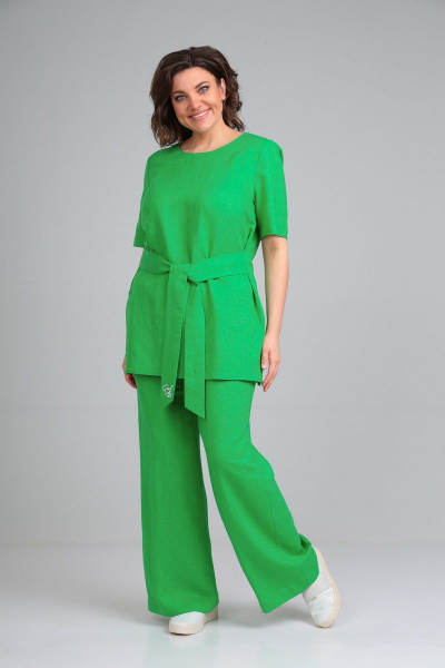 Блуза, брюки Mubliz 042 зеленый - фото 3