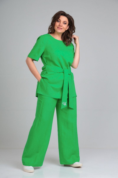 Блуза, брюки Mubliz 042 зеленый - фото 1