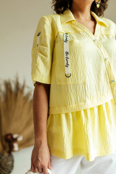 Блуза, брюки Romanovich Style 2-2494 желтый - фото 8