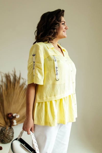 Блуза, брюки Romanovich Style 2-2494 желтый - фото 5