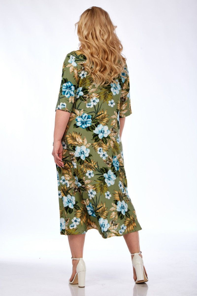 Платье Celentano 5000.1 оливковый - фото 9
