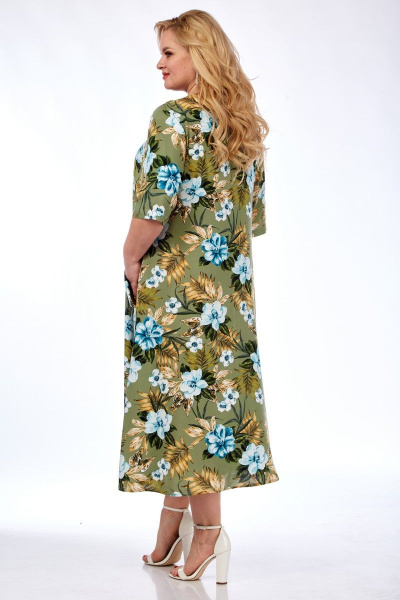 Платье Celentano 5000.2 оливковый - фото 8