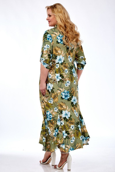 Платье Celentano 5001.2 оливковый - фото 5
