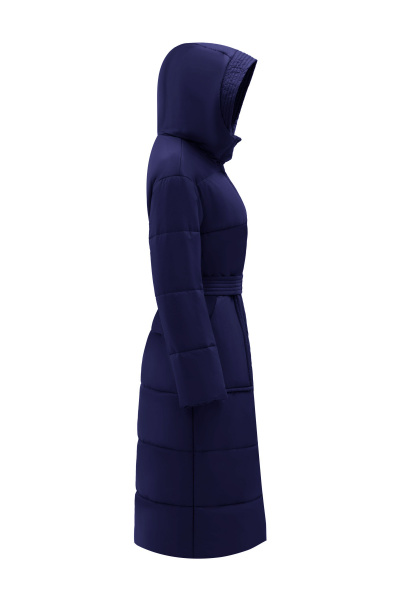Пальто Elema 5-12173-1-170 сине-фиолетовый - фото 2