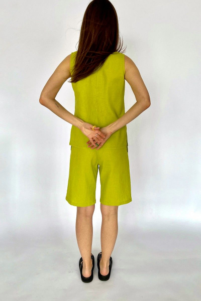 Блуза, шорты i3i Fashion 401/2 оливка - фото 3