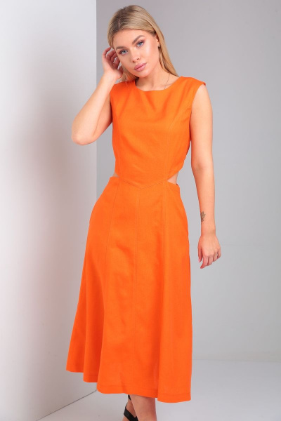 Платье Andrea Fashion 4 оранж - фото 6