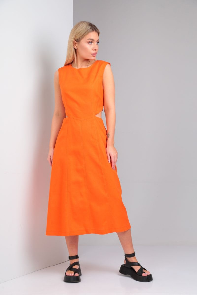 Платье Andrea Fashion 4 оранж - фото 1