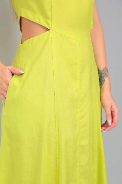 Платье Andrea Fashion 4 лимонный - фото 9