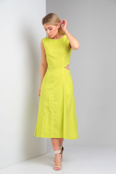 Платье Andrea Fashion 4 лимонный - фото 8