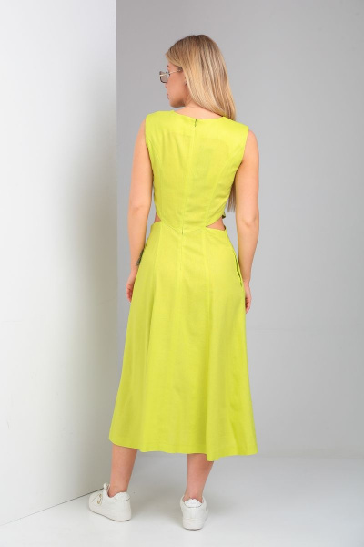 Платье Andrea Fashion 4 лимонный - фото 4