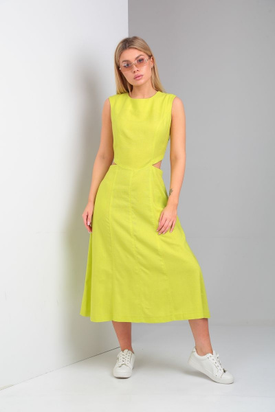 Платье Andrea Fashion 4 лимонный - фото 2
