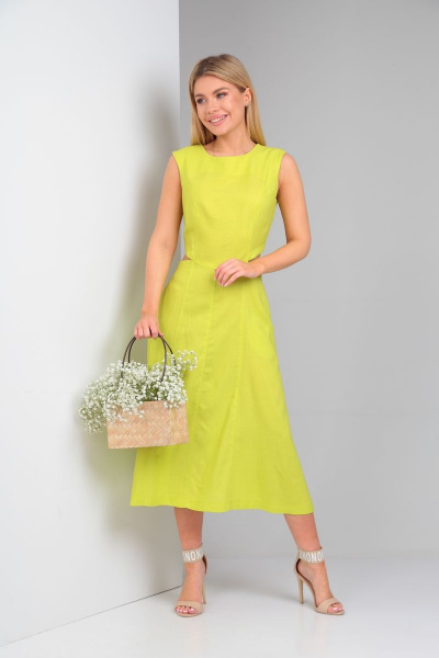 Платье Andrea Fashion 4 лимонный - фото 1