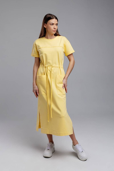 Платье Romgil 841ЛФТЗ желтый - фото 6