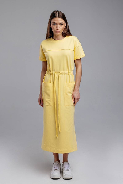 Платье Romgil 841ЛФТЗ желтый - фото 1