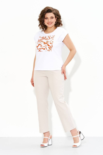 Брюки, рубашка, футболка IVA 1473 оранжевый - фото 6
