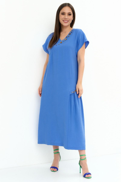 Платье Магия моды 2251 голубой - фото 4