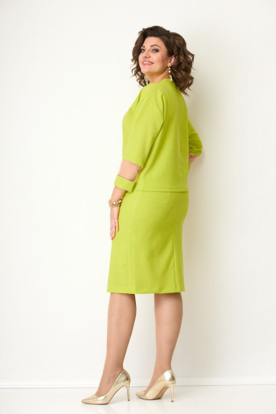 Блуза, юбка Solomeya Lux 949 салатовый - фото 5
