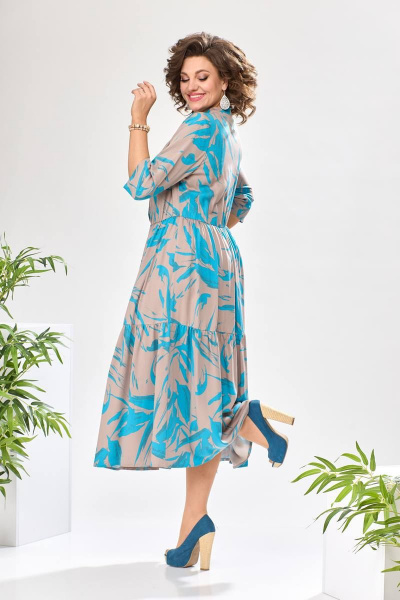 Платье Romanovich Style 1-2373д бирюзовый - фото 9