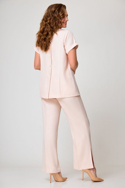 Блуза, брюки Мишель стиль 1045-1 пудра - фото 2