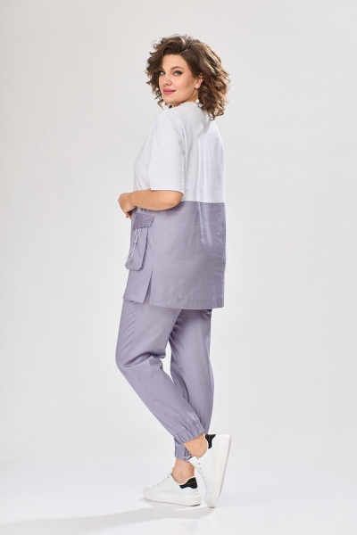 Блуза, брюки ANASTASIA MAK 1096 лиловый - фото 4