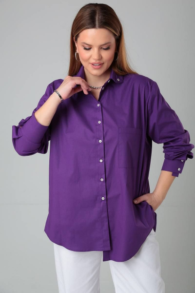 Рубашка Bliss 8311 фиолетовый - фото 2