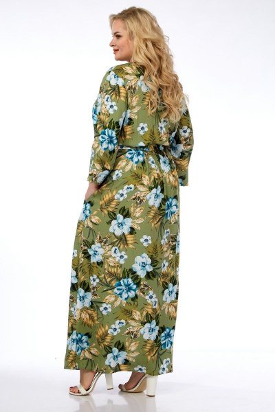 Платье Celentano 5003.1 оливковый - фото 7